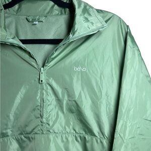 FabFitFun X Bala Green Windbreaker Nylon Jacket S/M